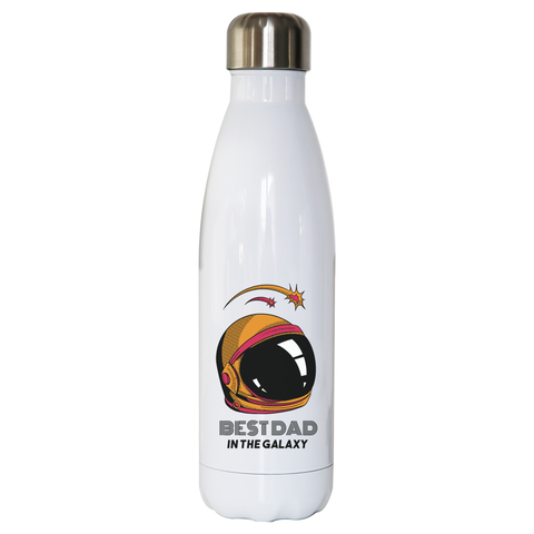 Best dad in galaxy water bottle stainless steel reusable - Graphic Gear