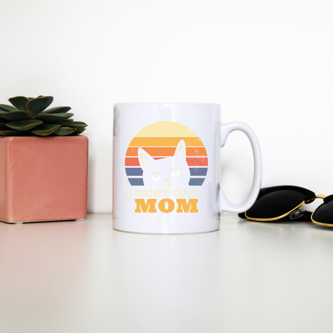 Best cat mom mug coffee tea cup - Graphic Gear