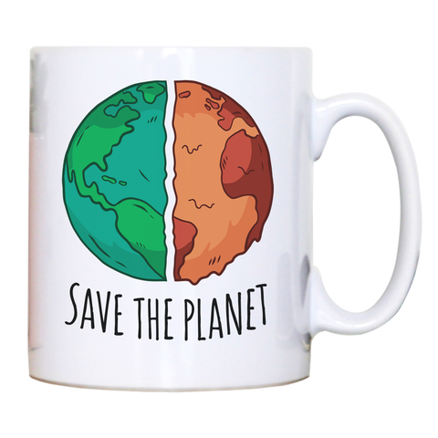 Save the planet mug coffee tea cup - Graphic Gear