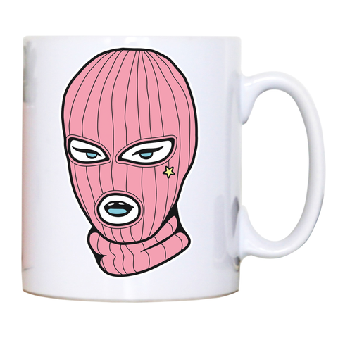Pin ski mask mug coffee tea cup - Graphic Gear