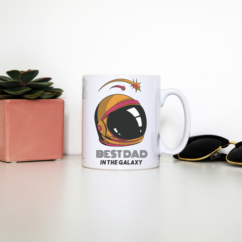 Best dad in galaxy mug coffee tea cup - Graphic Gear