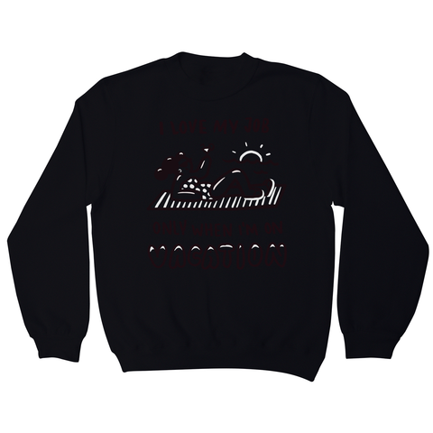 Vacation doodle text sweatshirt - Graphic Gear