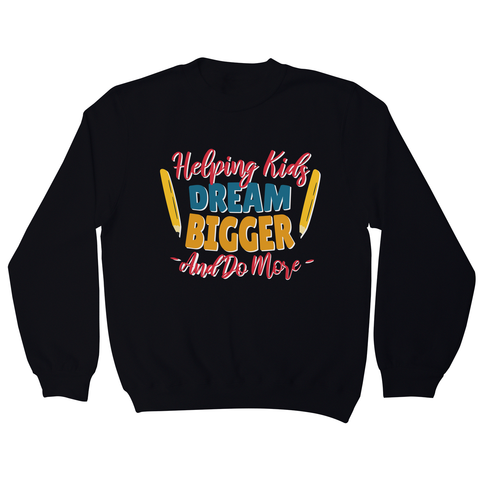 Teacher lettering text sweatshirt - Graphic Gear