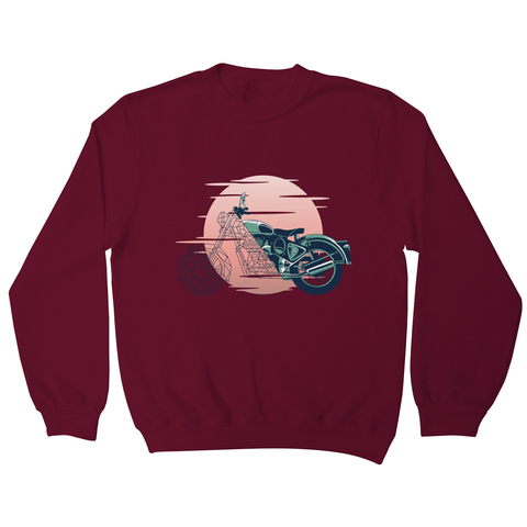 Geometric motorcycle sweatshirt - Graphic Gear
