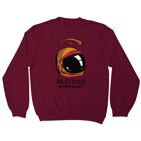 Best dad in galaxy sweatshirt - Graphic Gear