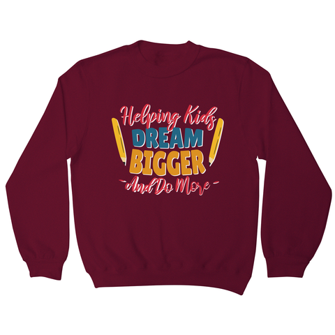 Teacher lettering text sweatshirt - Graphic Gear