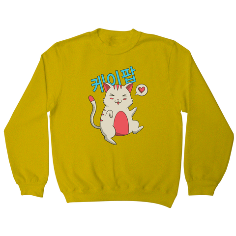 Kpop cat sweatshirt - Graphic Gear