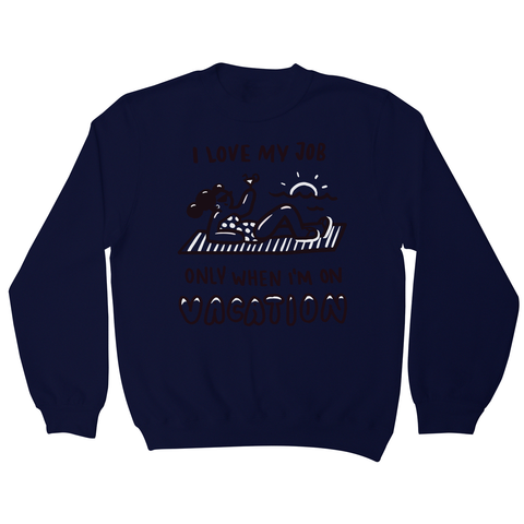 Vacation doodle text sweatshirt - Graphic Gear