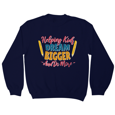Teacher lettering text sweatshirt - Graphic Gear