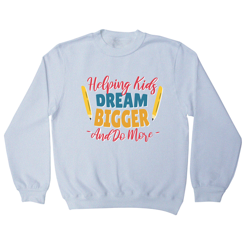 Teacher lettering text sweatshirt - Graphic Gear