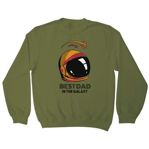 Best dad in galaxy sweatshirt - Graphic Gear