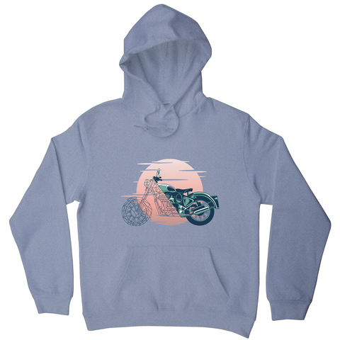 Geometric motorcycle hoodie - Graphic Gear