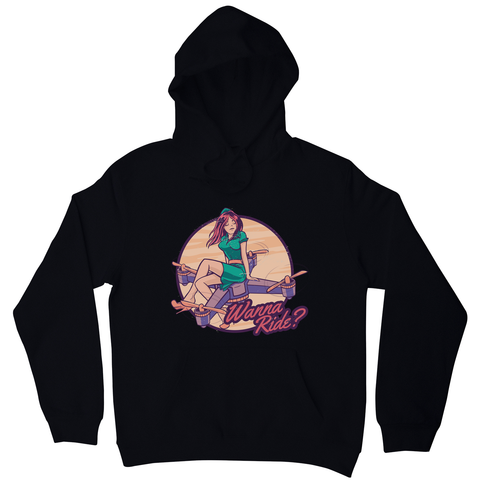 Drone girl quote hoodie - Graphic Gear