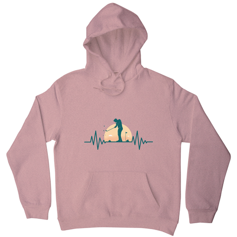 Golf heartbeat hoodie - Graphic Gear