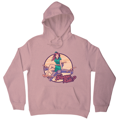 Drone girl quote hoodie - Graphic Gear
