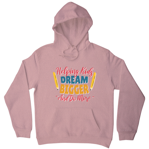 Teacher lettering text hoodie - Graphic Gear