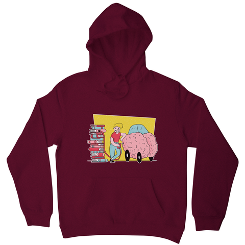 Book brain fuel hoodie - Graphic Gear