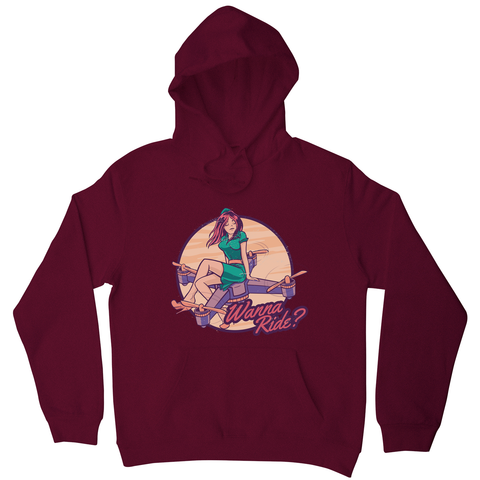 Drone girl quote hoodie - Graphic Gear