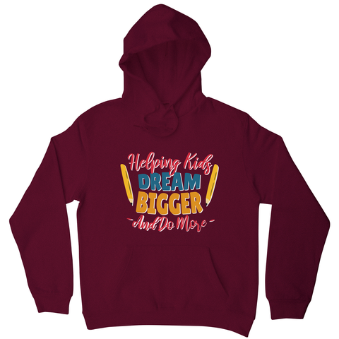 Teacher lettering text hoodie - Graphic Gear