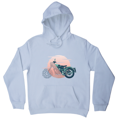 Geometric motorcycle hoodie - Graphic Gear
