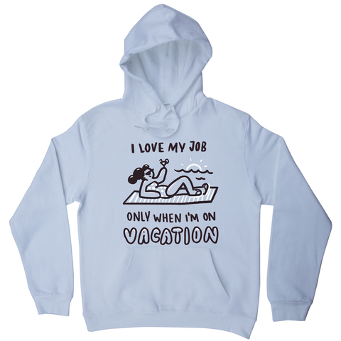 Vacation doodle text hoodie - Graphic Gear