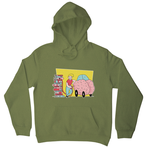 Book brain fuel hoodie - Graphic Gear