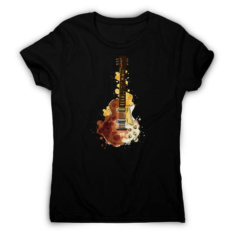 Watercolor guitar women's t-shirt - Graphic Gear