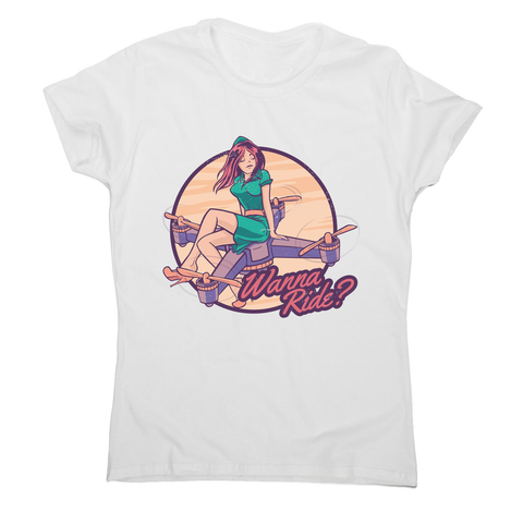 Drone girl quote women's t-shirt - Graphic Gear