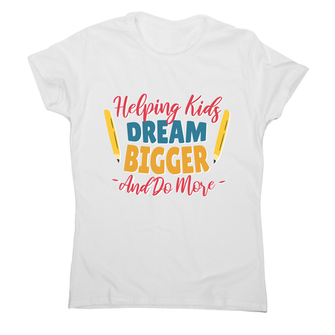 Teacher lettering text women's t-shirt - Graphic Gear