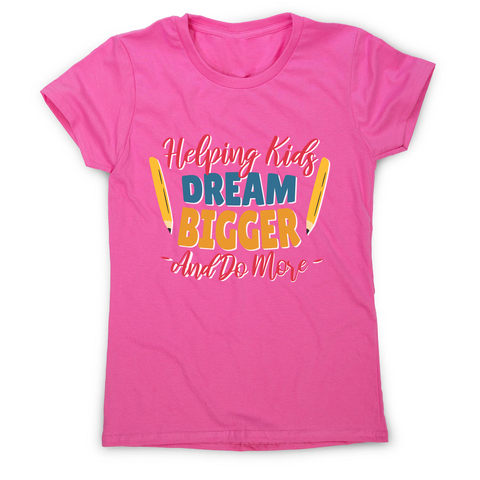 Teacher lettering text women's t-shirt - Graphic Gear