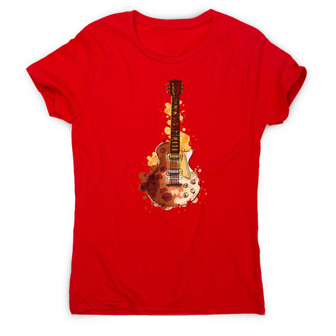 Watercolor guitar women's t-shirt - Graphic Gear