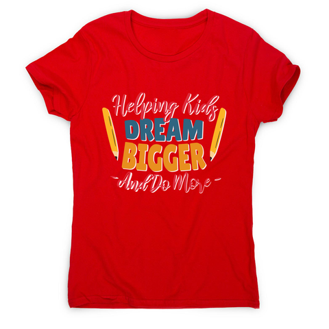Teacher lettering text women's t-shirt - Graphic Gear
