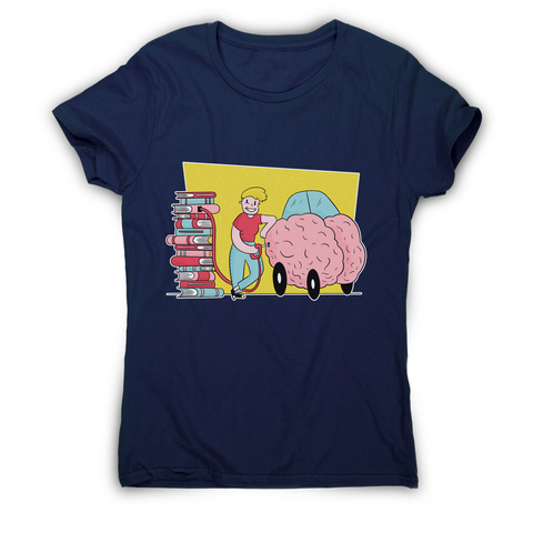Book brain fuel women's t-shirt - Graphic Gear