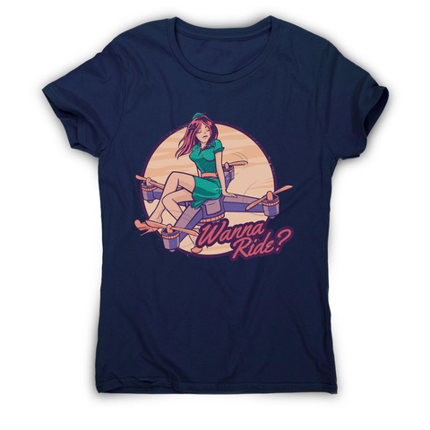 Drone girl quote women's t-shirt - Graphic Gear