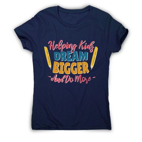 Teacher lettering text women's t-shirt - Graphic Gear