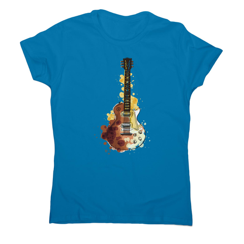 Watercolor guitar women's t-shirt - Graphic Gear