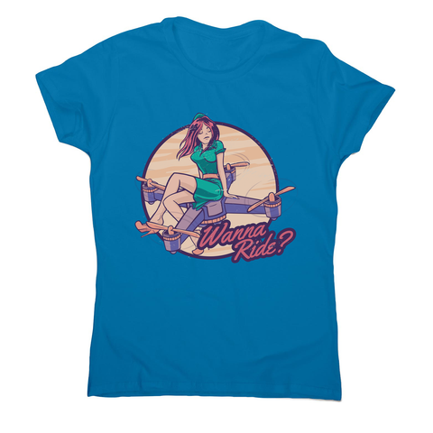 Drone girl quote women's t-shirt - Graphic Gear