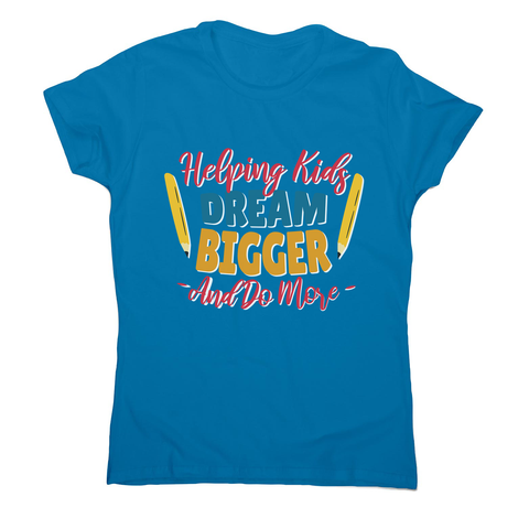 Teacher lettering text women's t-shirt - Graphic Gear