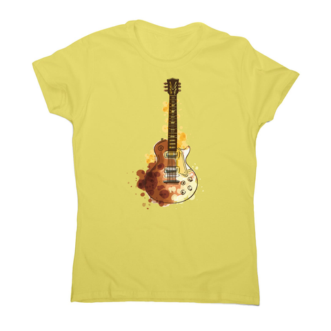 Watercolor guitar women's t-shirt - Graphic Gear