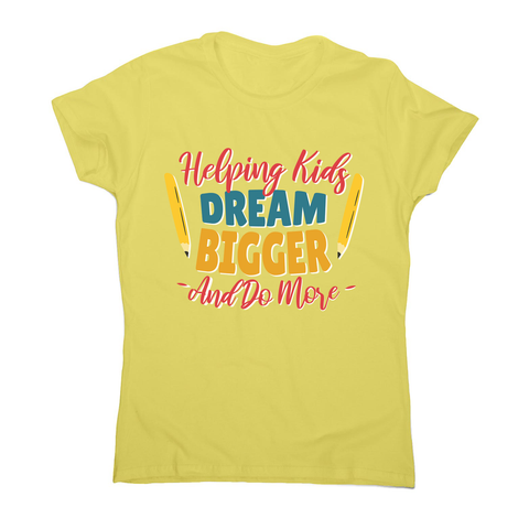 Teacher lettering text women's t-shirt - Graphic Gear