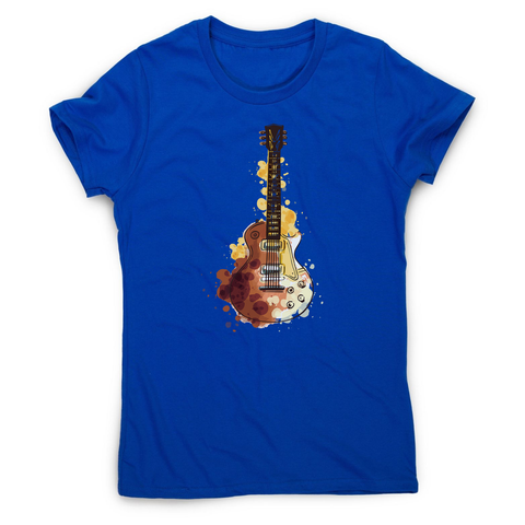 Watercolor guitar women's t-shirt - Graphic Gear