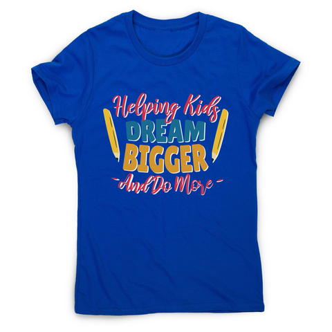 Teacher lettering text women's t-shirt - Graphic Gear