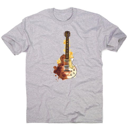 Watercolor guitar men's t-shirt - Graphic Gear