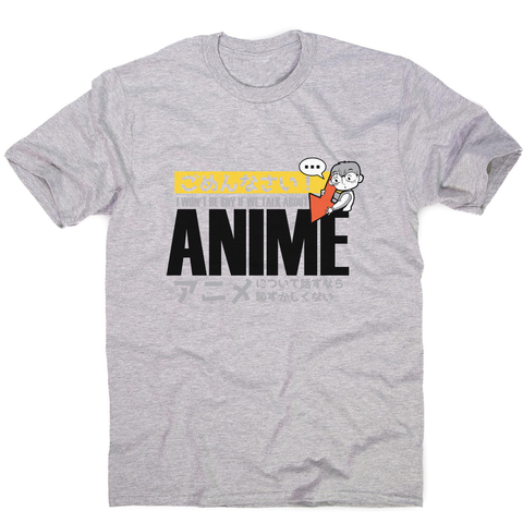 Shy anime quote men's t-shirt - Graphic Gear