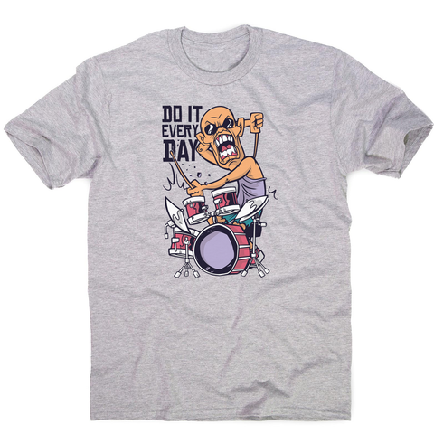 Drummer catoon quote men's t-shirt - Graphic Gear