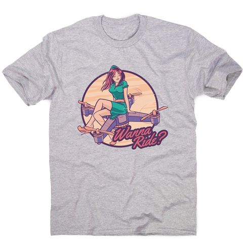 Drone girl quote men's t-shirt - Graphic Gear