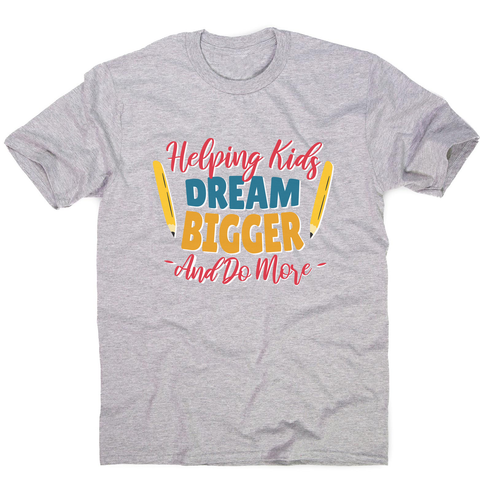 Teacher lettering text men's t-shirt - Graphic Gear