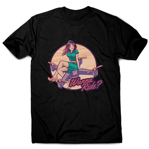 Drone girl quote men's t-shirt - Graphic Gear
