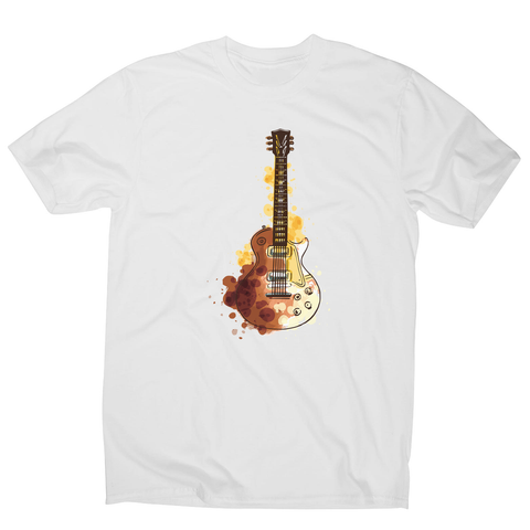 Watercolor guitar men's t-shirt - Graphic Gear