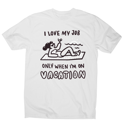 Vacation doodle text men's t-shirt - Graphic Gear